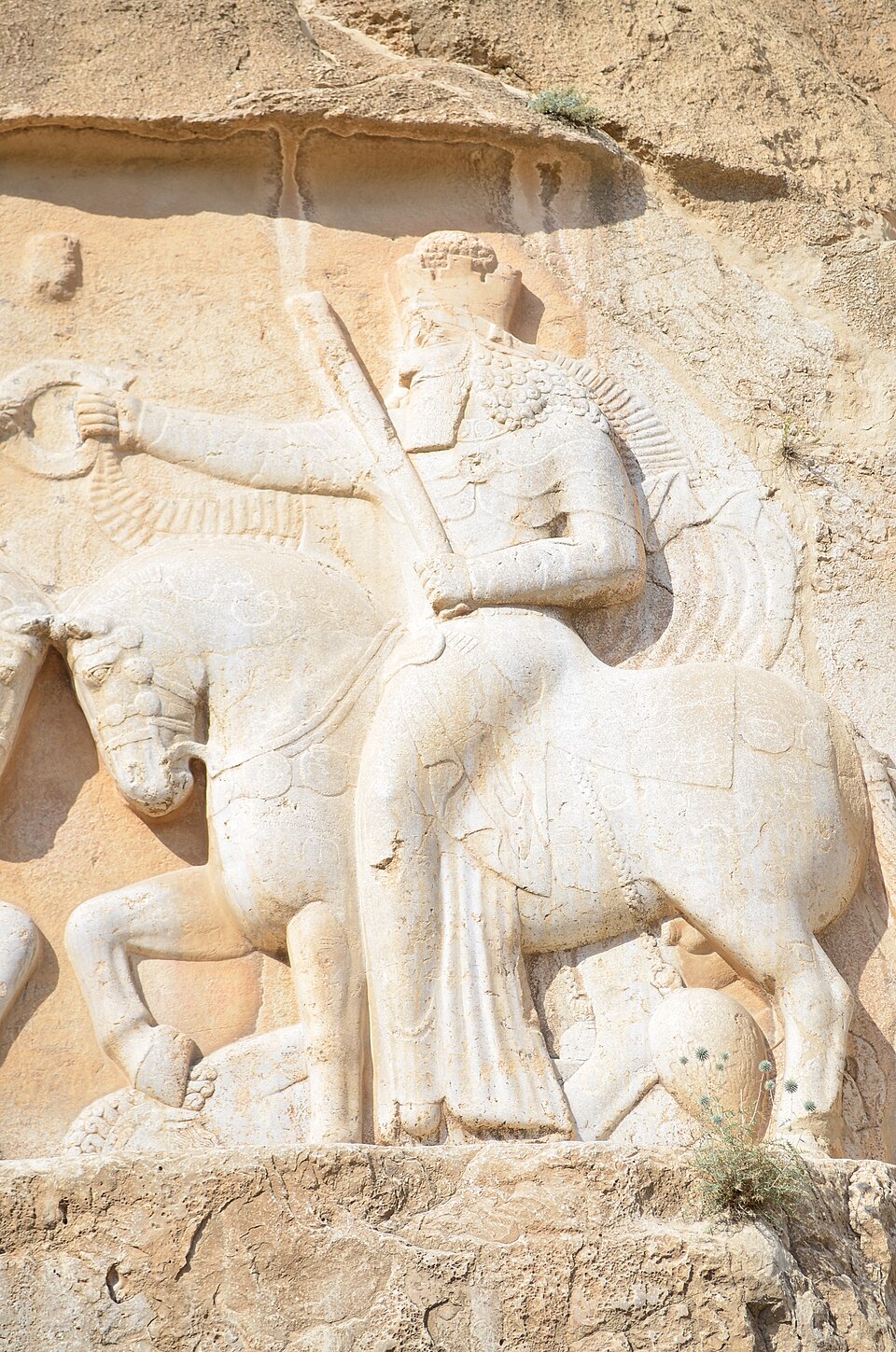 Historical depiction of Ahura Mazda, Persian The Wise Lord deity