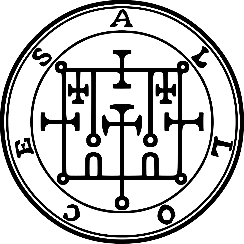 Historical depiction of Allocer, Duke demonic