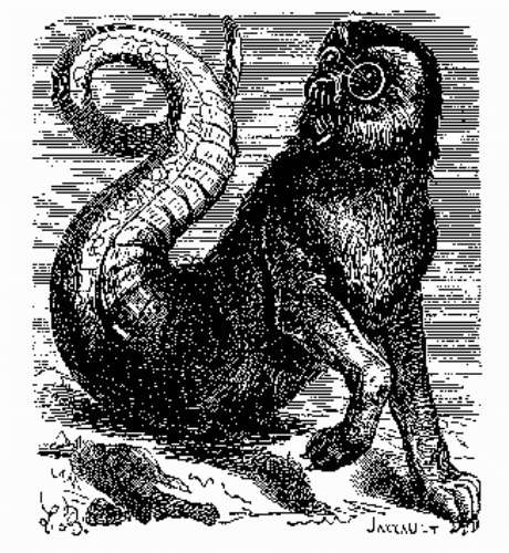 Historical depiction of Amon, Marquis demonic