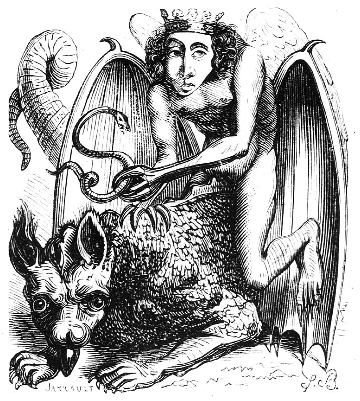 Historical depiction of Astaroth, Duke demonic