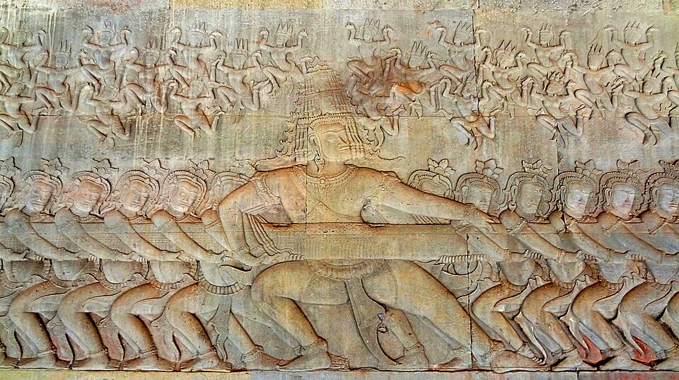 Historical depiction of The Asuras, Vedic Class of Beings deity