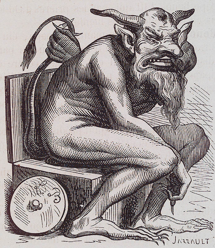 Historical depiction of Belphegor, Prince demonic
