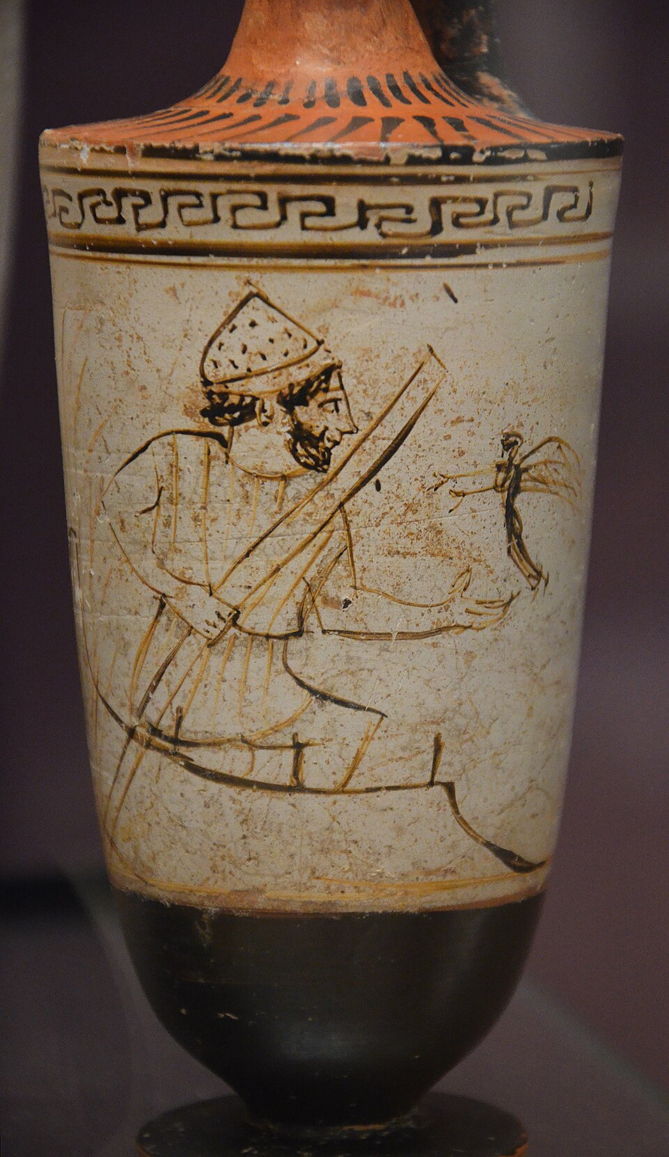 Historical depiction of Charon, Greek Ferryman of the Dead deity