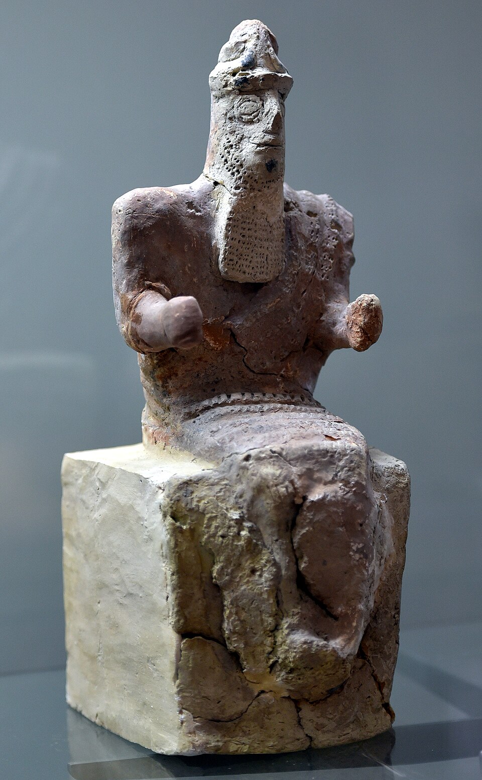 Historical depiction of Enlil, Mesopotamian Lord of the Air deity