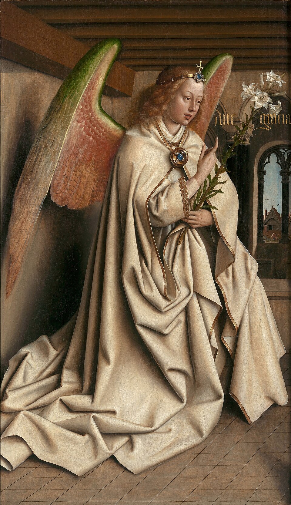 Historical depiction of Gabriel, Archangel angelic