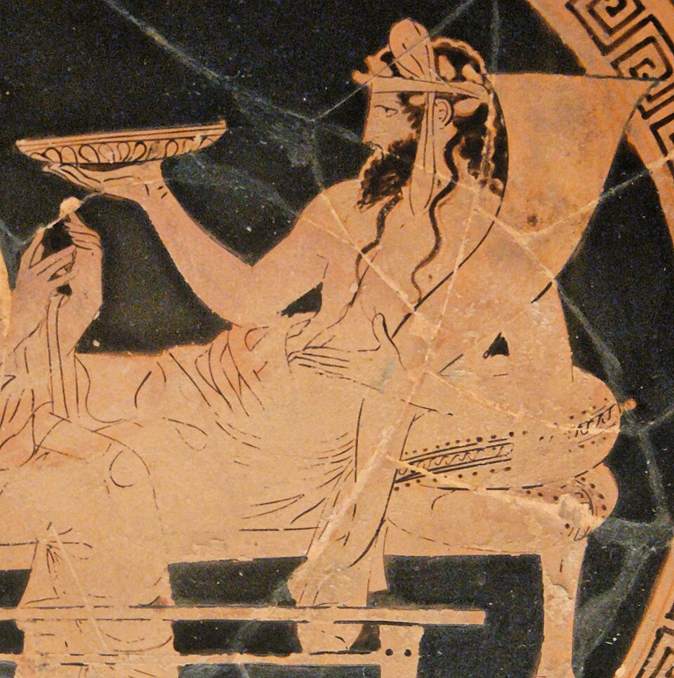 Historical depiction of Hades, Greek Lord of the Underworld deity