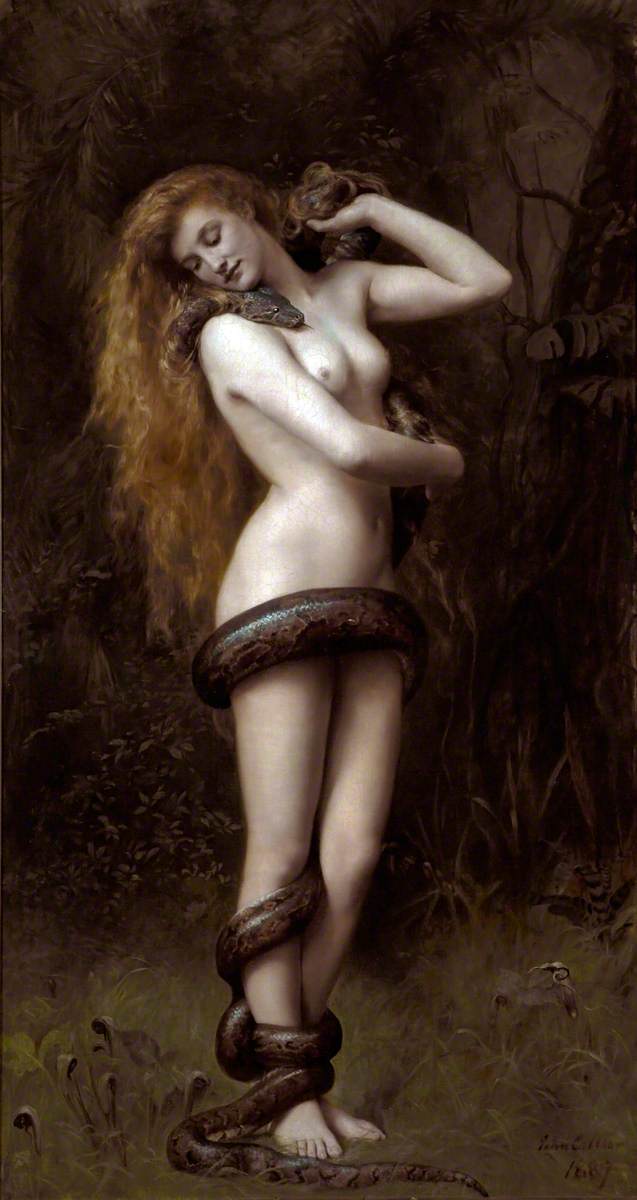 Historical depiction of Lilith, Queen demonic