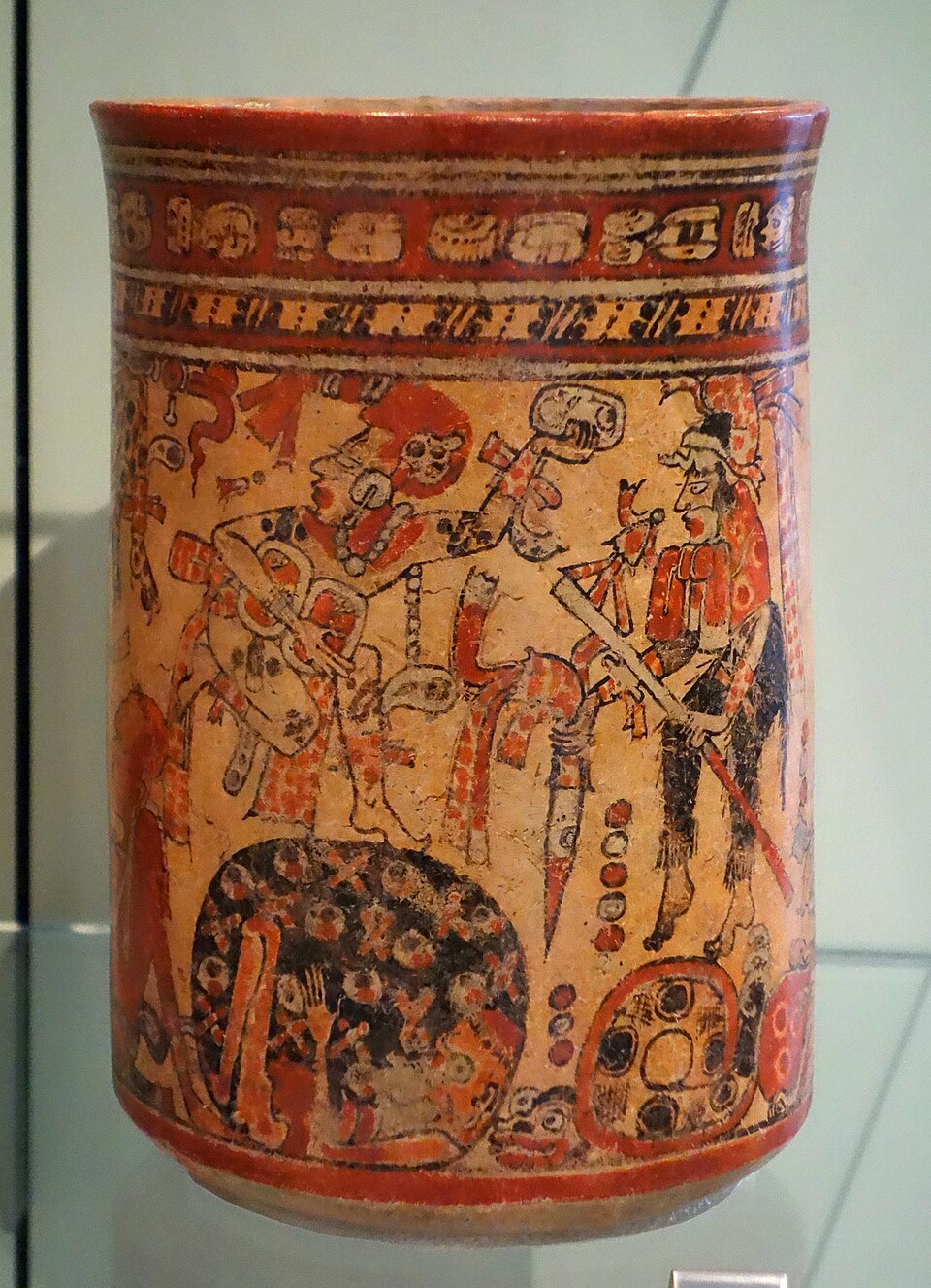 Historical depiction of The Lords of Xibalba, Mesoamerican Underworld Lords deity