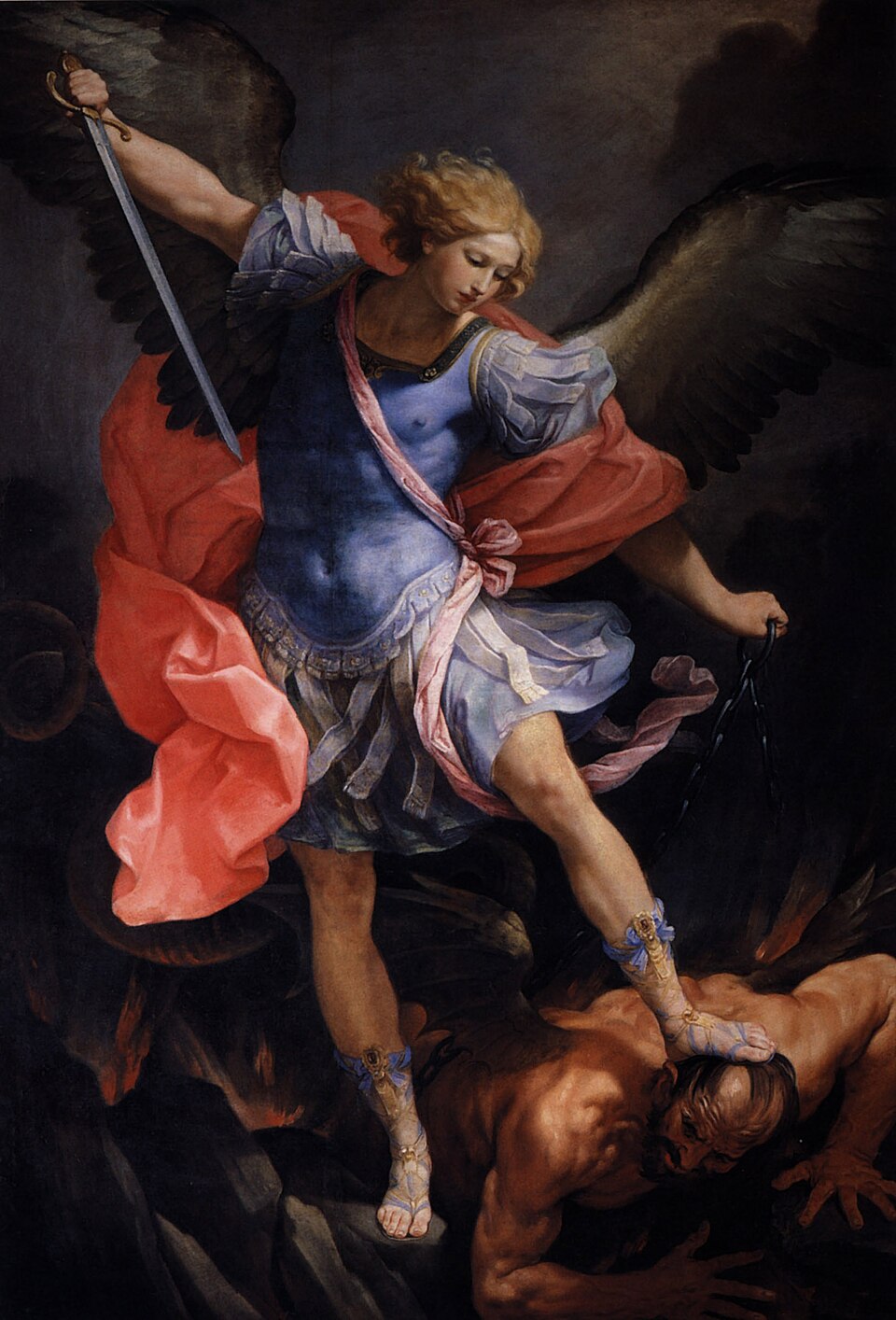 Historical depiction of Michael, Archangel angelic