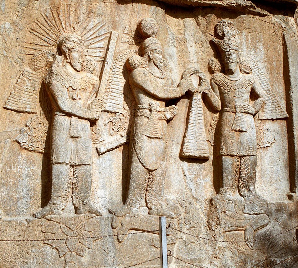 Historical depiction of Mithra, Persian Lord of Covenant deity