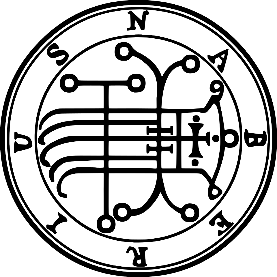 Historical depiction of Naberius, Marquis demonic