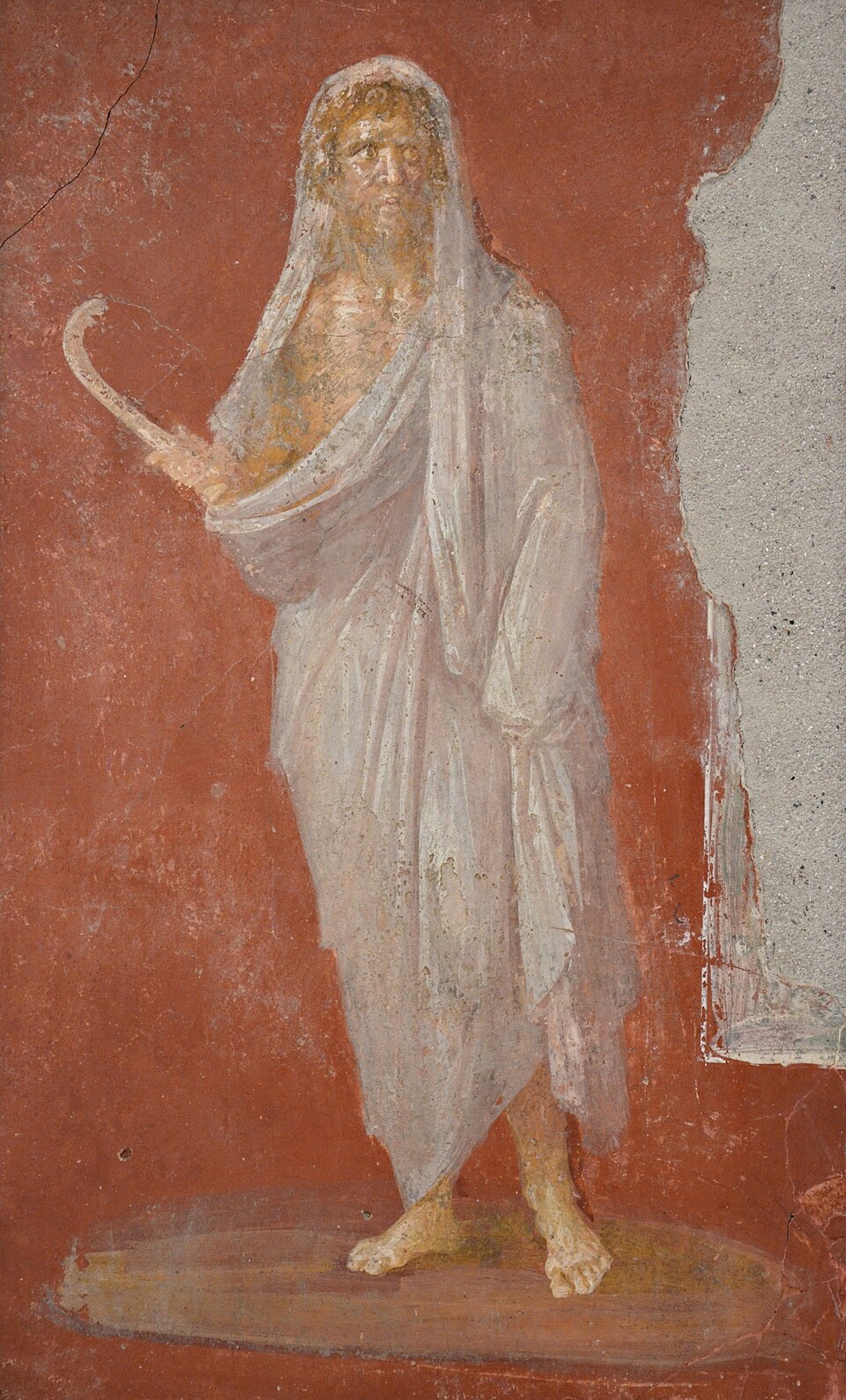 Historical depiction of Saturn, Roman God of the Golden Age deity