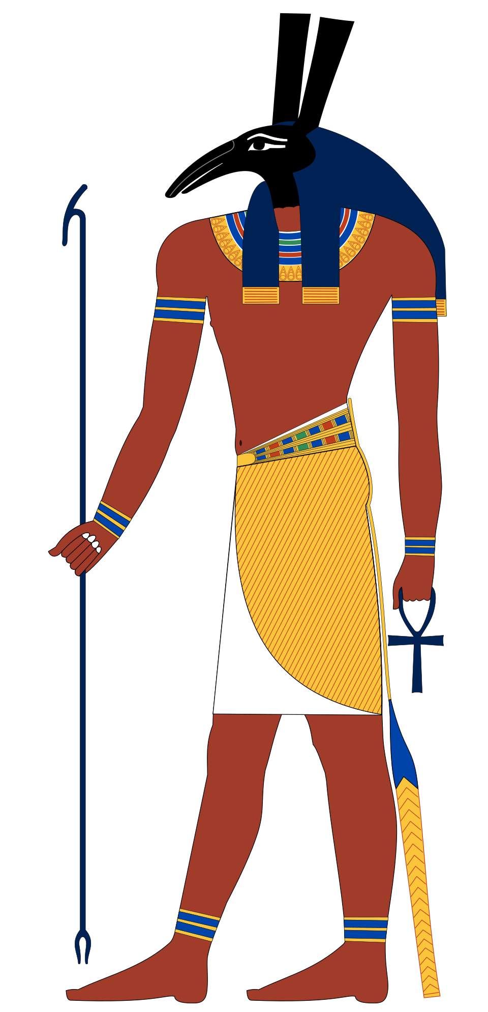 Historical depiction of Set, Egyptian God of Storms and Disorder deity