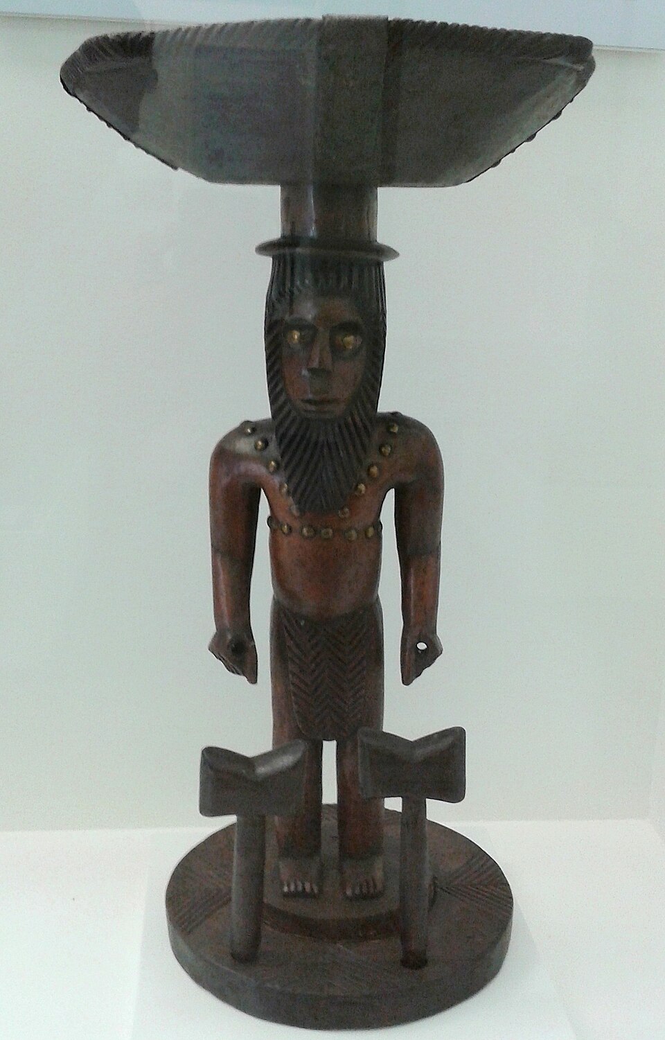 Historical depiction of Shango, Yoruba Orisha of Thunder deity