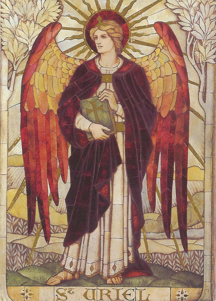 Historical depiction of Uriel, Archangel angelic