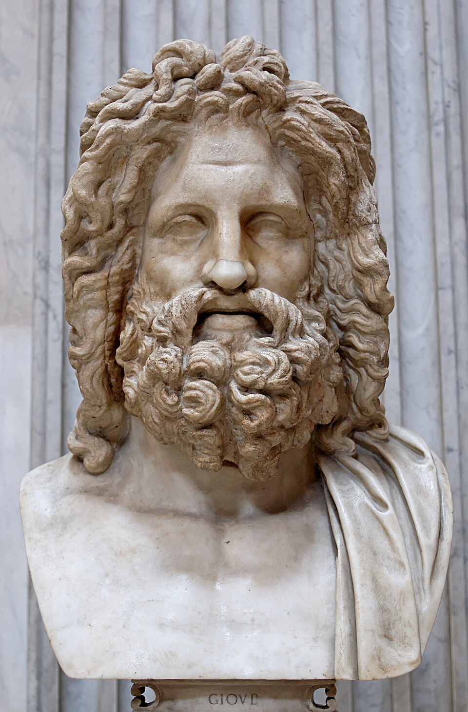 Historical depiction of Zeus, Greek King of the Gods deity