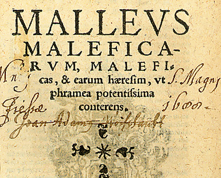 Malleus Maleficarum, 1487 — title page or representative image