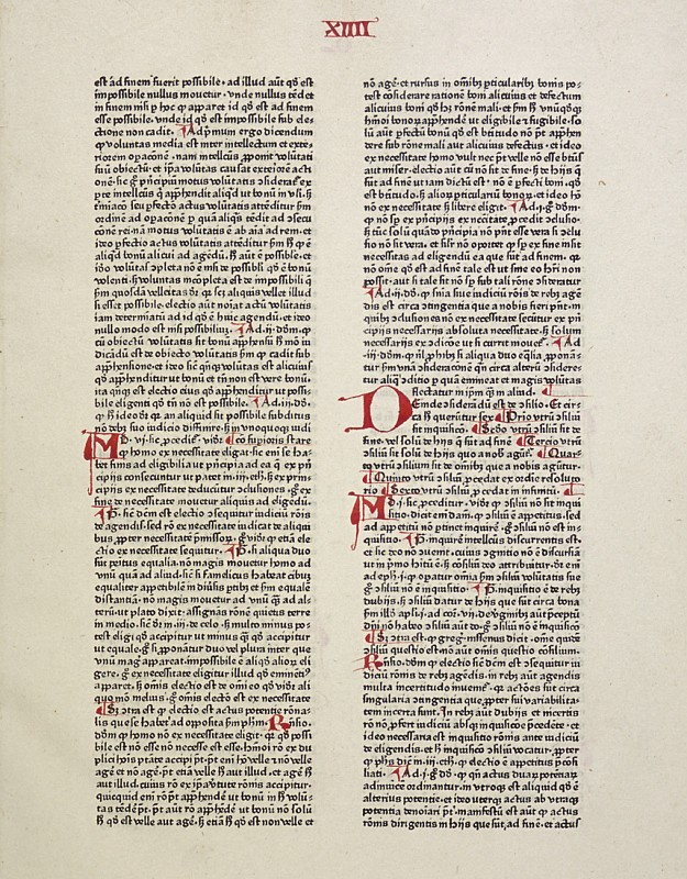 Summa Theologiae, Treatise on the Angels, c. 1265-1274 — title page or representative image