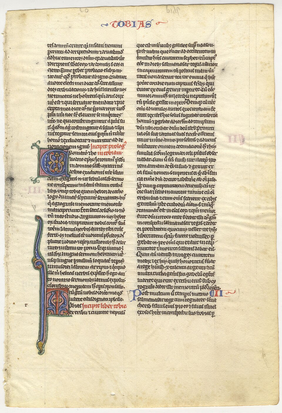 The Book of Tobit, c. 225–175 BCE — title page or representative image
